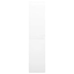 Steel Office Cabinet Sliding Door 180cm White | HomeAndLiving