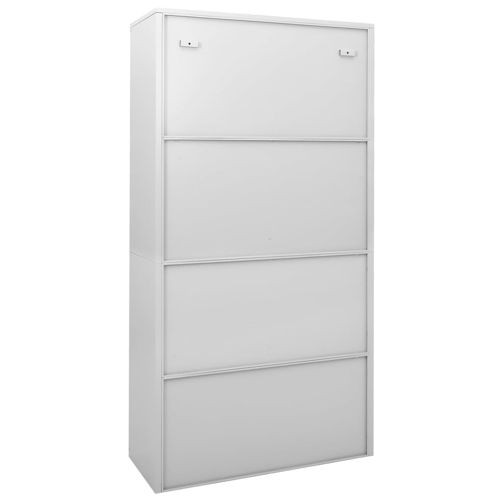 Steel Office Cabinet Sliding Door 180cm | HomeAndLiving