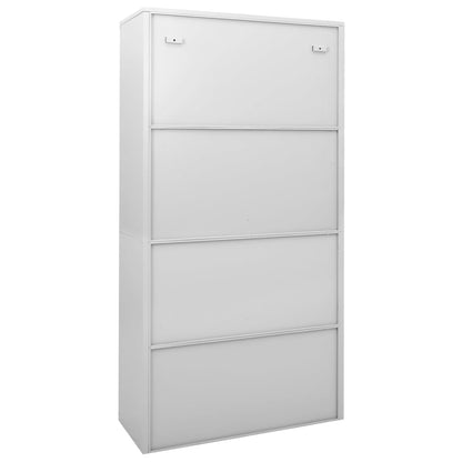 Steel Office Cabinet Sliding Door 180cm | HomeAndLiving