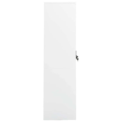 Steel Storage Wardrobe Cabinet Freestanding Clothes Closet with Hanging Rail