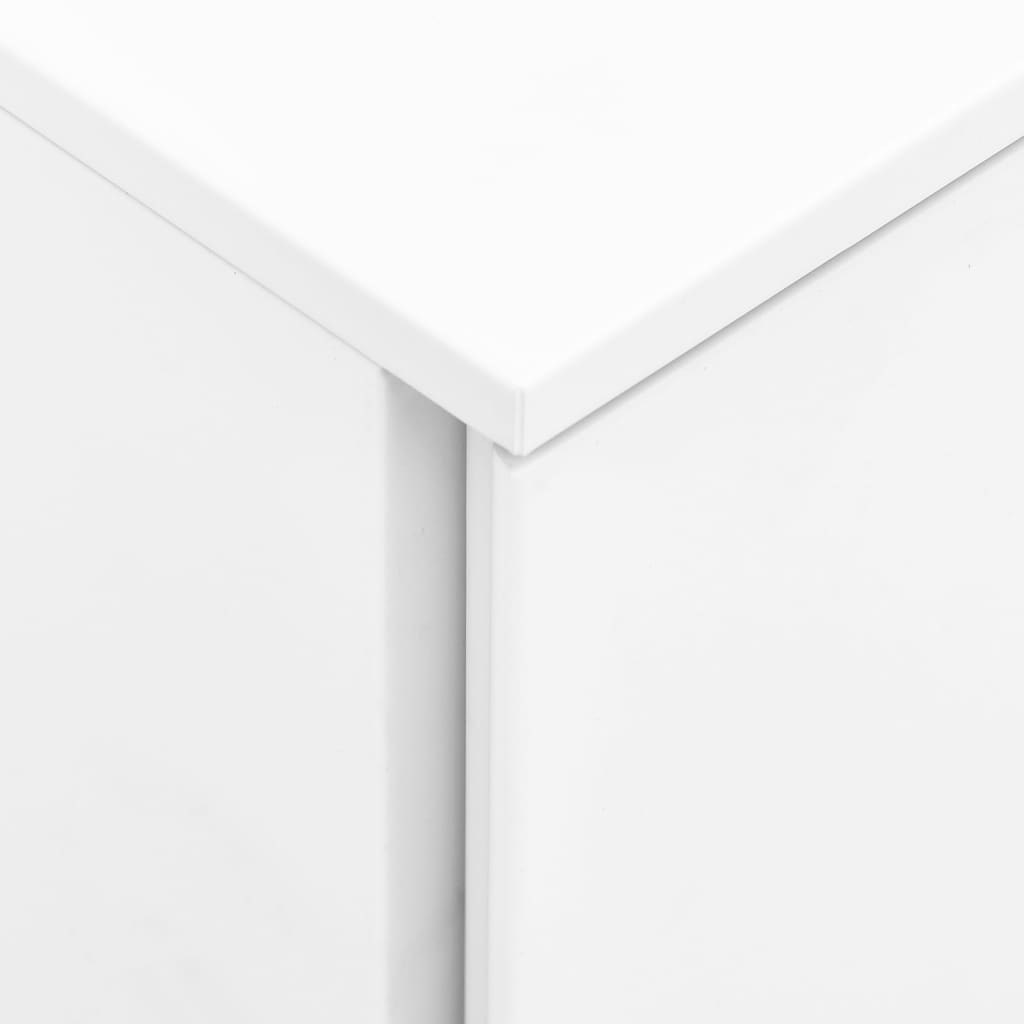 Steel Mobile File Cabinet 2 Drawer White | HomeAndLiving