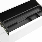 Mobile Steel File Cabinet 3 Drawer White | HomeAndLiving