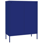 Drawer Cabinet Navy Blue Steel