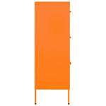 Drawer Cabinet Orange Steel