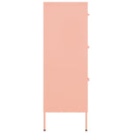 Drawer Cabinet Pink Steel