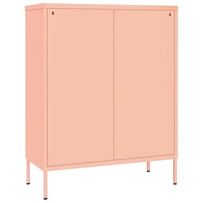 Drawer Cabinet Pink Steel