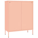 Drawer Cabinet Pink Steel