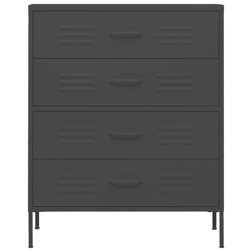 Chest of Drawers Steel Storage Cabinet Ball Bearing Runners
