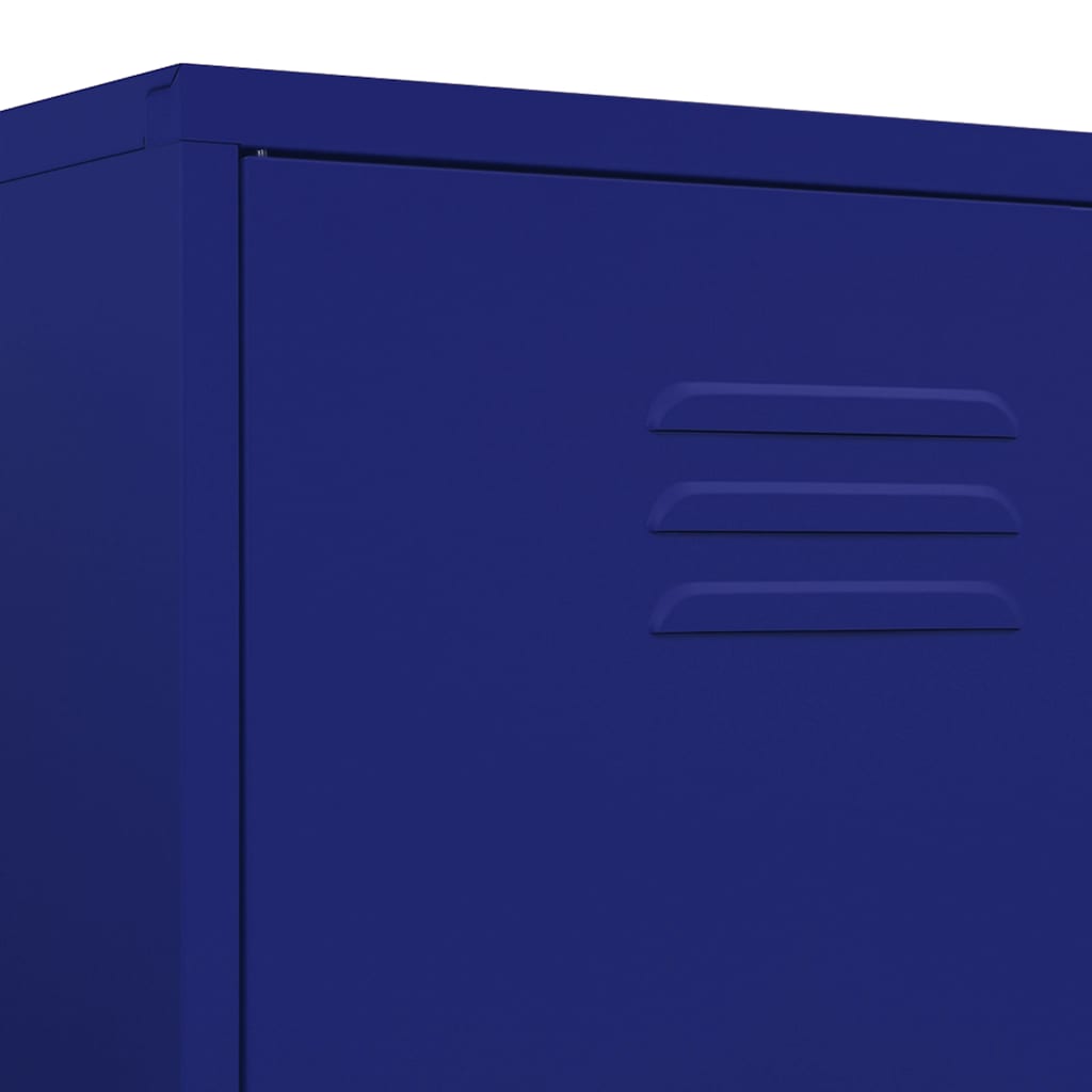 Steel Storage Wardrobe Cabinet Freestanding Clothes Organizer with Hanging Rail