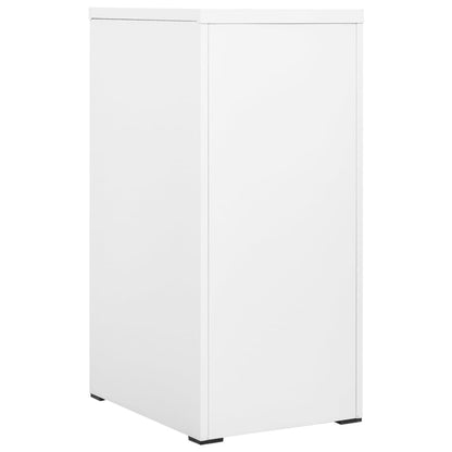 Steel Filing Cabinet 3 Drawer White 102.5cm | HomeAndLiving
