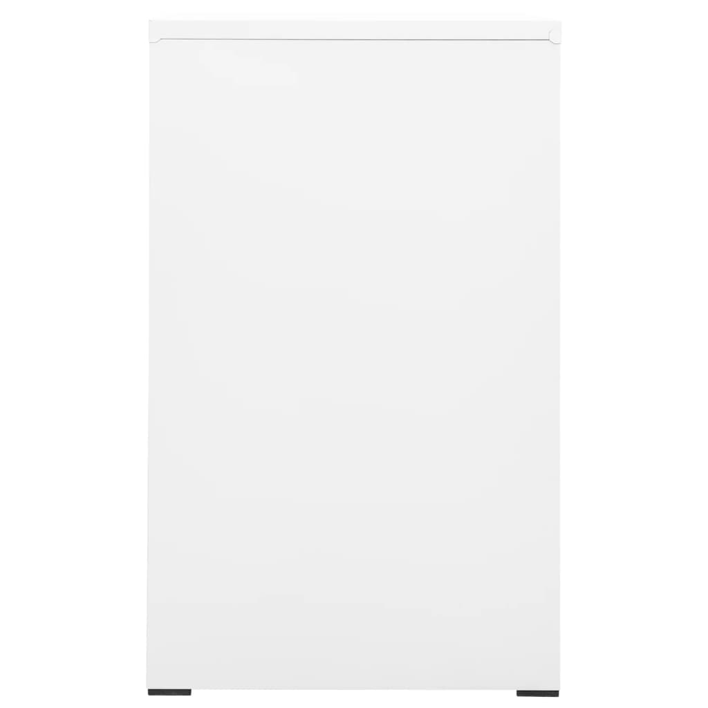 Steel Filing Cabinet 3 Drawer White 102.5cm | HomeAndLiving