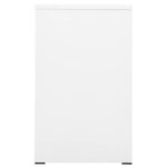 Steel Filing Cabinet 3 Drawer White 102.5cm | HomeAndLiving