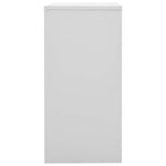 Steel Locker Cabinet 6 Door Grey Blue | HomeAndLiving