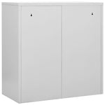 Steel Locker Cabinet 6 Door Grey Blue | HomeAndLiving