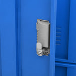 Steel Locker Cabinet 6 Door Grey Blue | HomeAndLiving