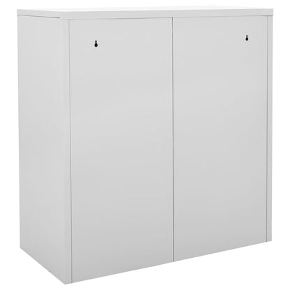 9-Door Steel Locker Cabinet Light Grey | HomeAndLiving