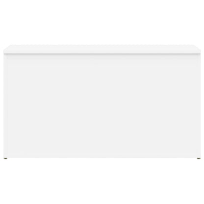 Storage Chest White Engineered Wood