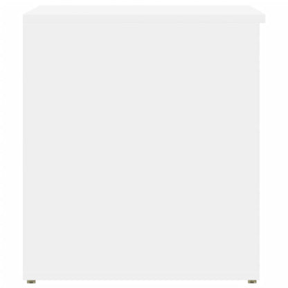 Storage Chest White Engineered Wood