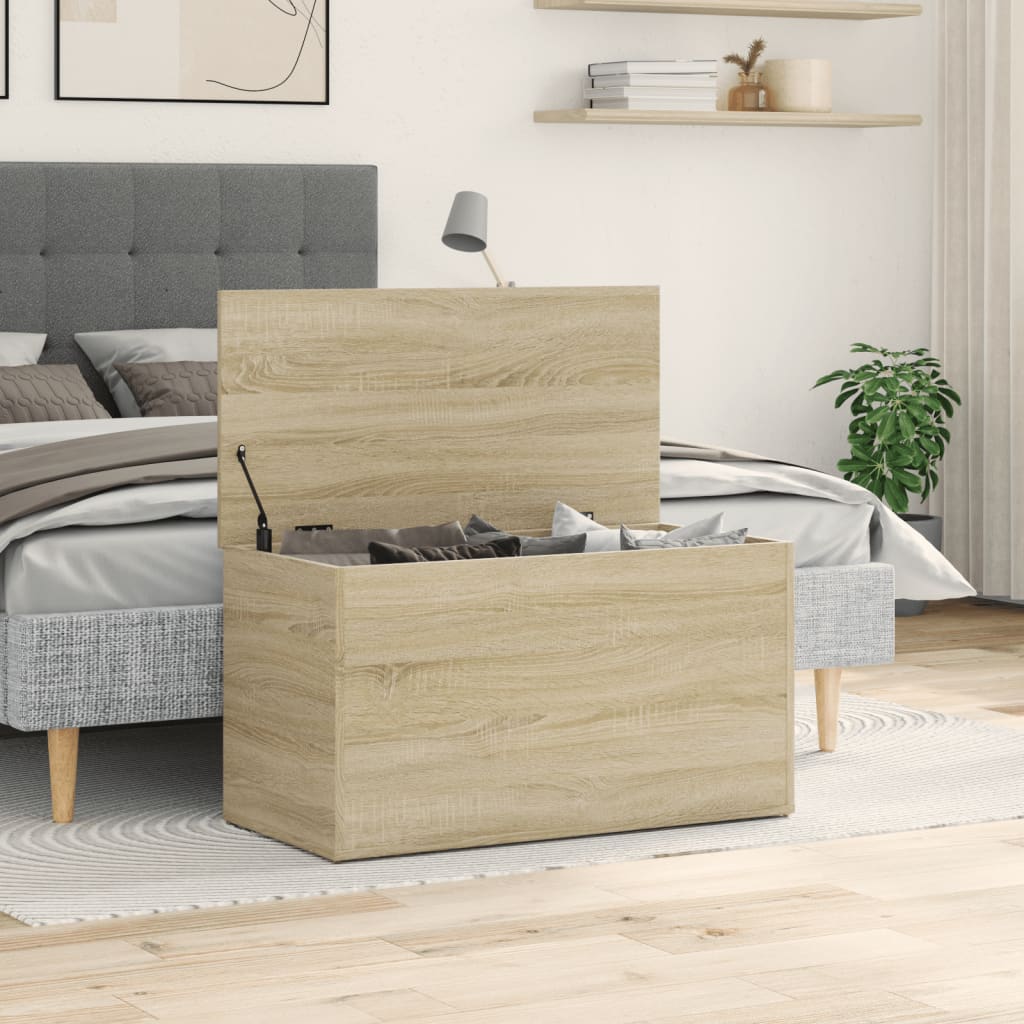 Storage Chest Sonoma Oak Engineered Wood | HomeAndLiving