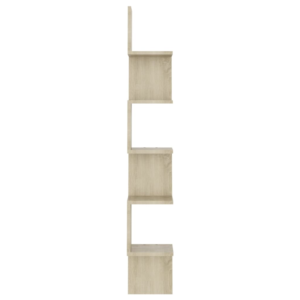 Wall Corner Shelf Sonoma Oak Engineered Wood