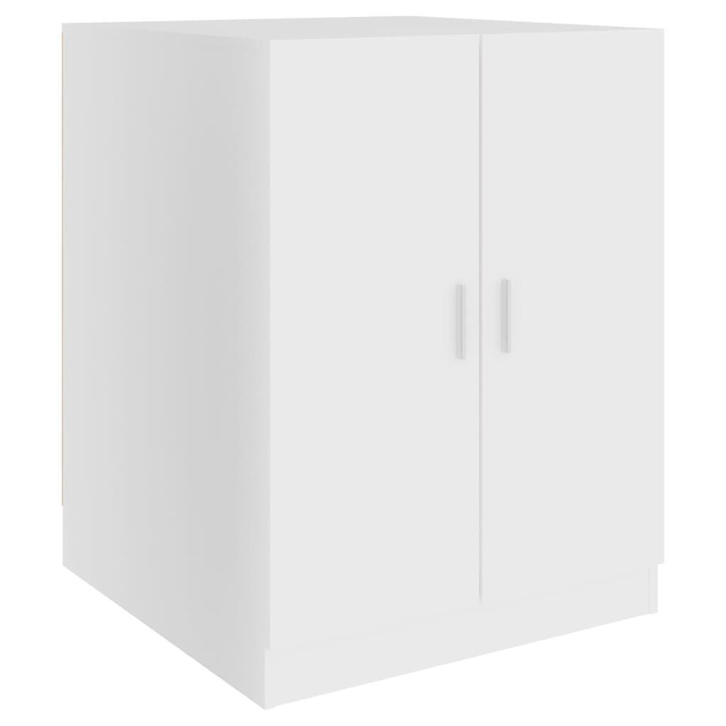 White Washing Machine Cabinet