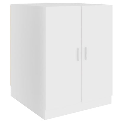 White Washing Machine Cabinet