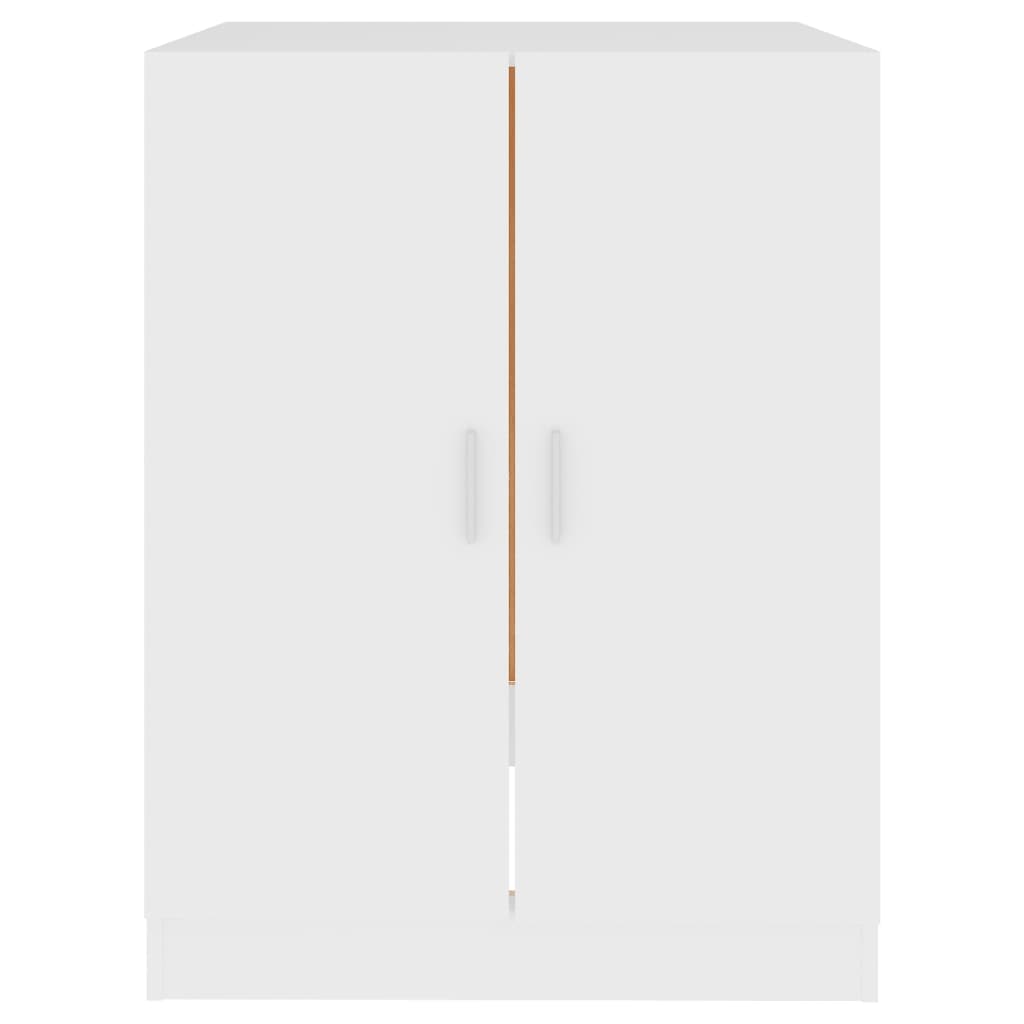 White Washing Machine Cabinet