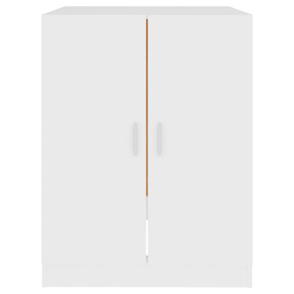 White Washing Machine Cabinet