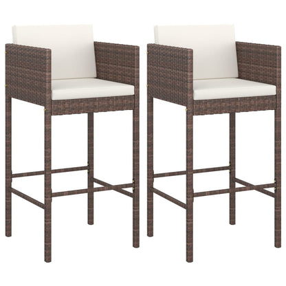 Contemporary Bar Stools 2 pcs with Home Decor Accent Garden Leisure 