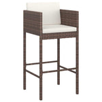 Contemporary Bar Stools 2 pcs with Home Decor Accent Garden Leisure