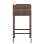 Contemporary Bar Stools 2 pcs with Home Decor Accent Garden Leisure