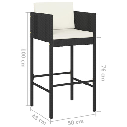 Durable Bar Stools 2 pcs with Daily Living Essential Summer 