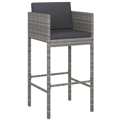 Comfortable Bar Stools 2 pcs with Patio Setup Modern Living 
