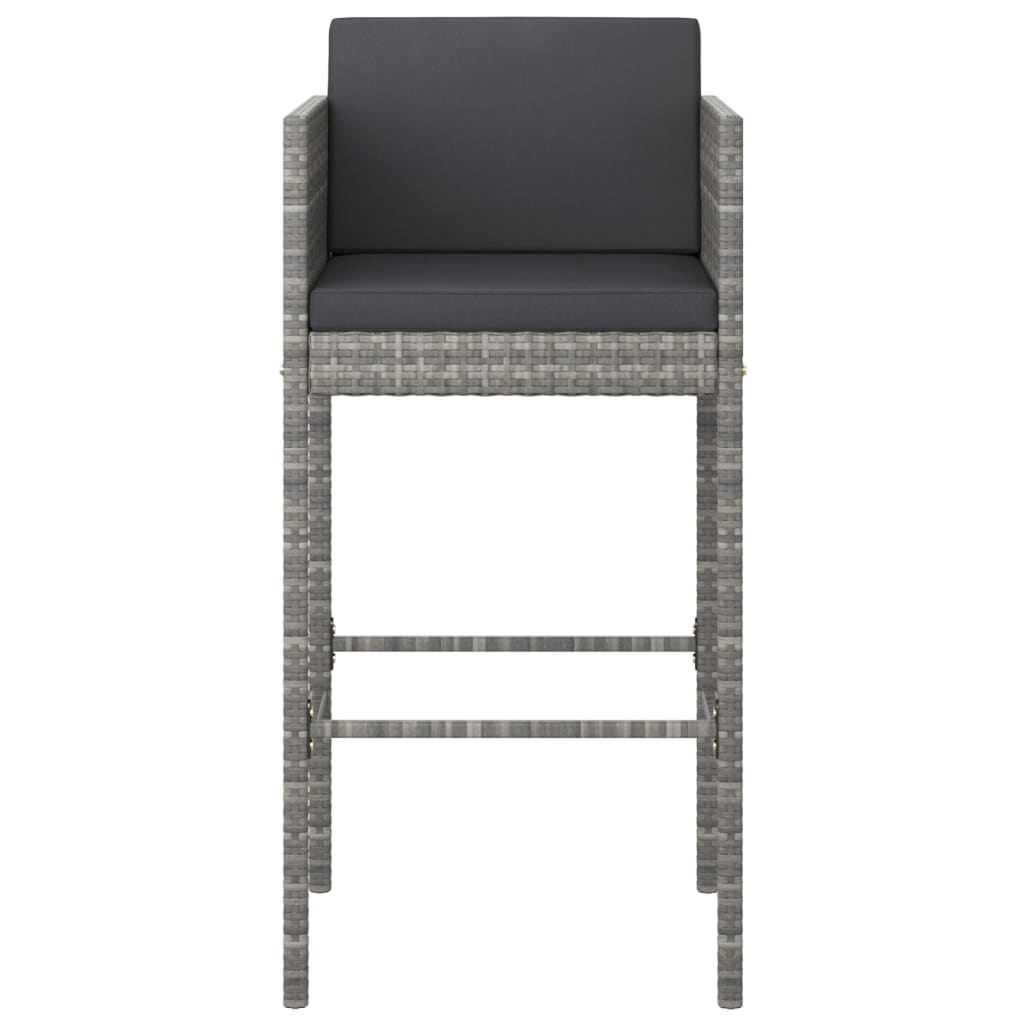 Comfortable Bar Stools 2 pcs with Patio Setup Modern Living 