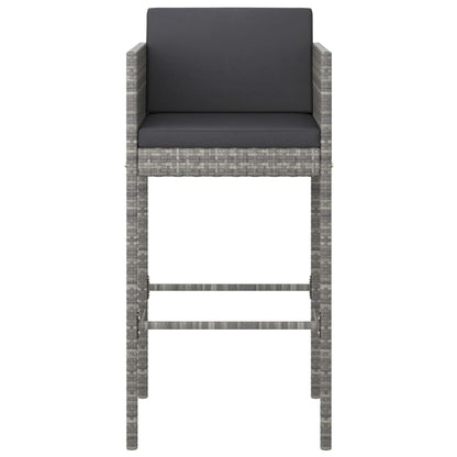 Comfortable Bar Stools 2 pcs with Patio Setup Modern Living 