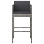 Comfortable Bar Stools 2 pcs with Patio Setup Modern Living
