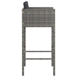 Comfortable Bar Stools 2 pcs with Patio Setup Modern Living