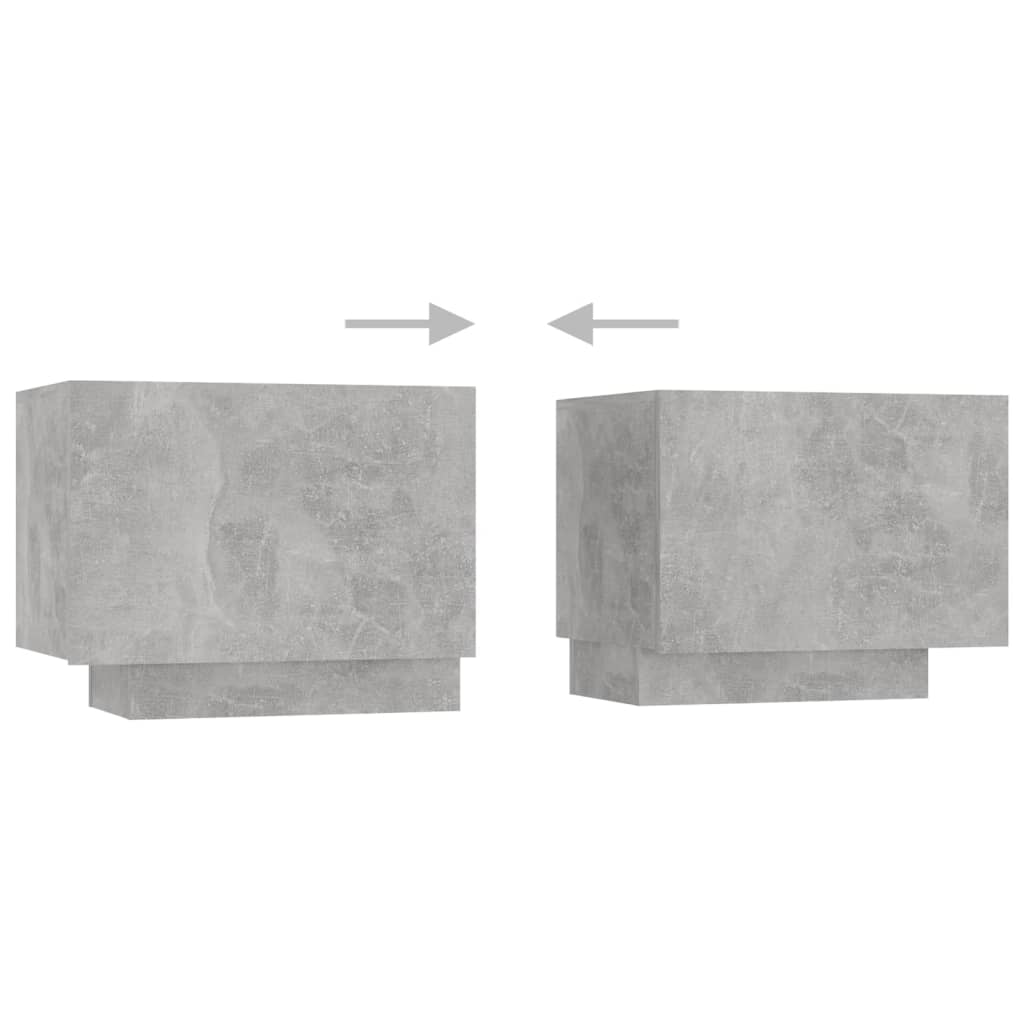 TV Cabinet RGB LED Lights 200cm Concrete Grey | HomeAndLiving