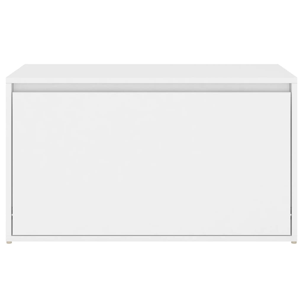 Hall Bench White Drawer Entryway Storage | HomeAndLiving