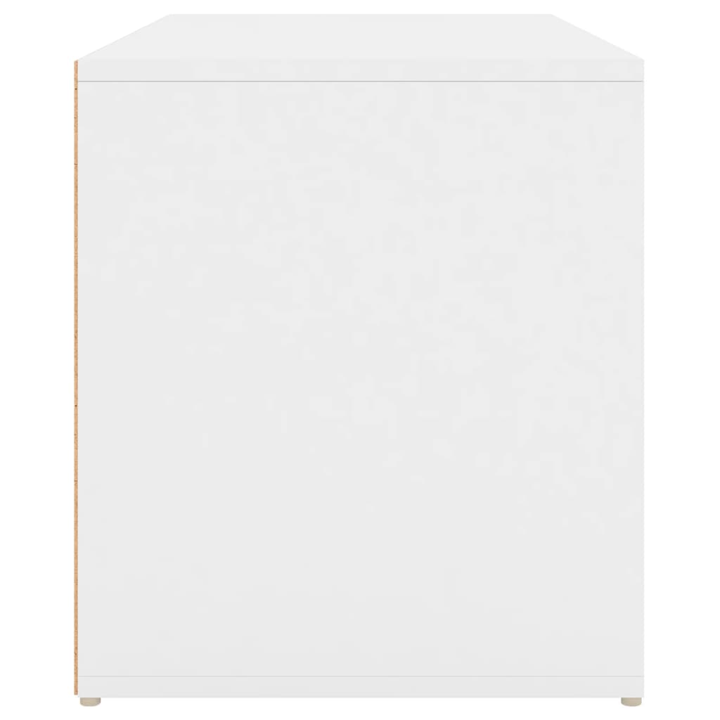 Hall Bench White Drawer Entryway Storage | HomeAndLiving