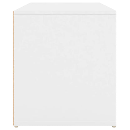 Hall Bench White Drawer Entryway Storage | HomeAndLiving
