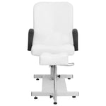 Massage Chair with Footrest White