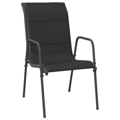 Refined Garden Chairs 4 pcs Steel Outdoor Retreat Patio Relax 