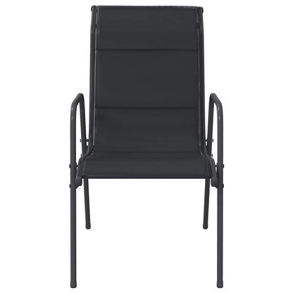 Refined Garden Chairs 4 pcs Steel Outdoor Retreat Patio Relax 