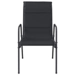Refined Garden Chairs 4 pcs Steel Outdoor Retreat Patio Relax