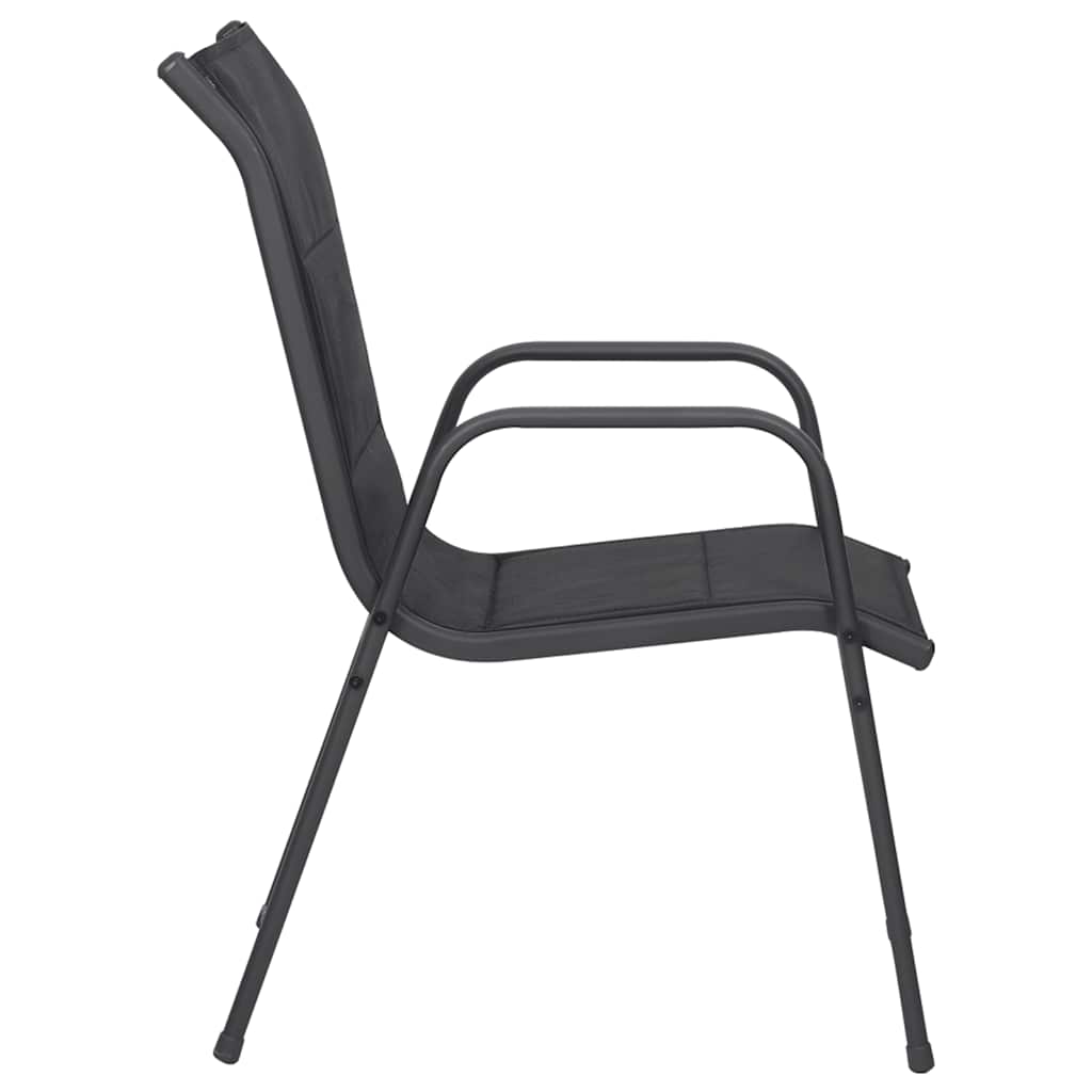 Refined Garden Chairs 4 pcs Steel Outdoor Retreat Patio Relax 