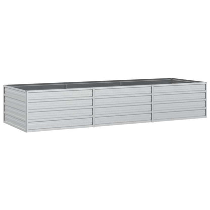 Galvanised Steel Raised Garden Bed 240x80cm | HomeAndLiving