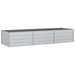 Galvanised Steel Raised Garden Bed 240x80cm | HomeAndLiving