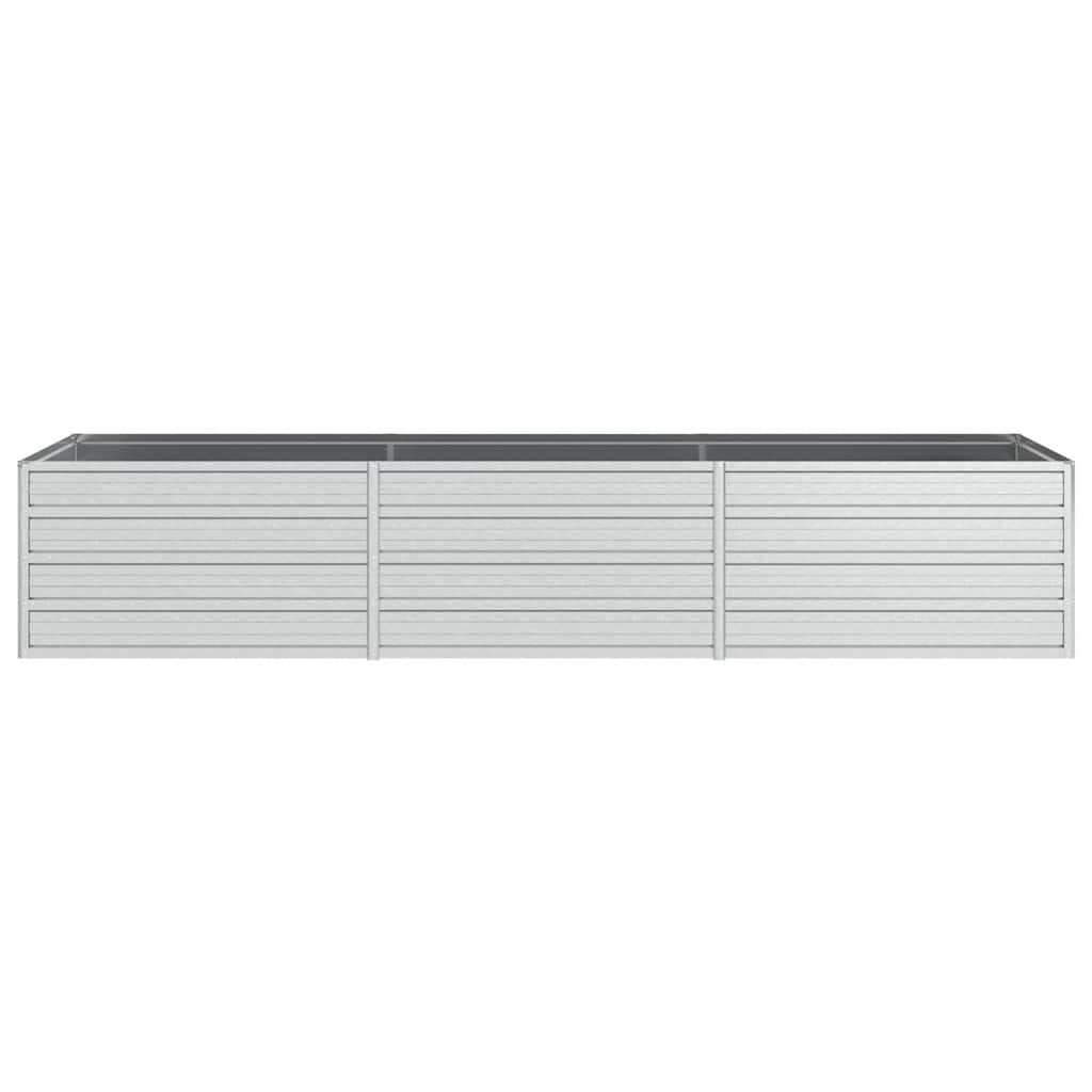 Galvanised Steel Raised Garden Bed 240x80cm | HomeAndLiving