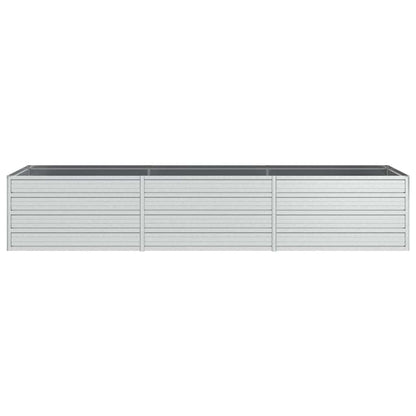 Galvanised Steel Raised Garden Bed 240x80cm | HomeAndLiving